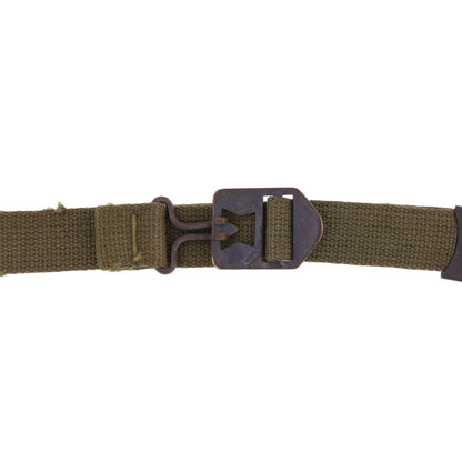 WWII U.S. M-1 Helmet Chinstraps with OD#7 Webbing