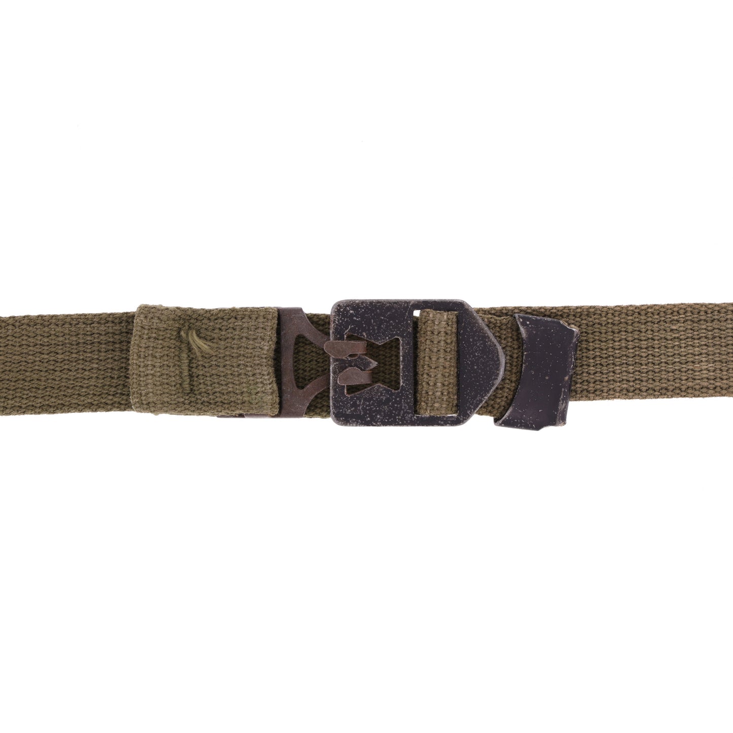 WWII U.S. M-1 Helmet Chinstraps with OD#7 Webbing