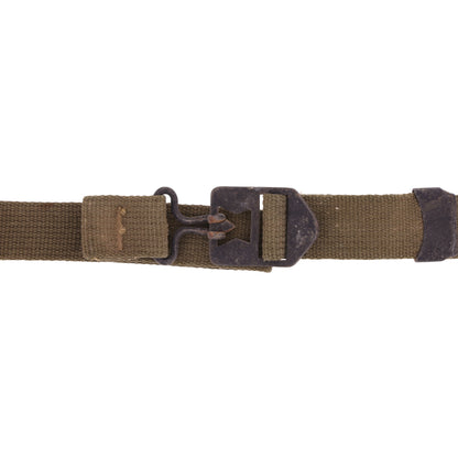 WWII U.S. M-1 Helmet Chinstraps with OD#7 Webbing