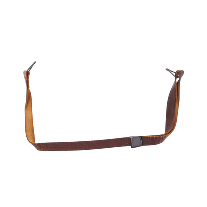 WWII U.S. M-1 Helmet Liner Leather Chinstrap with Black Buckle