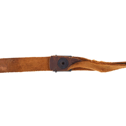 WWII U.S. M-1 Helmet Liner Leather Chinstrap with Black Buckle