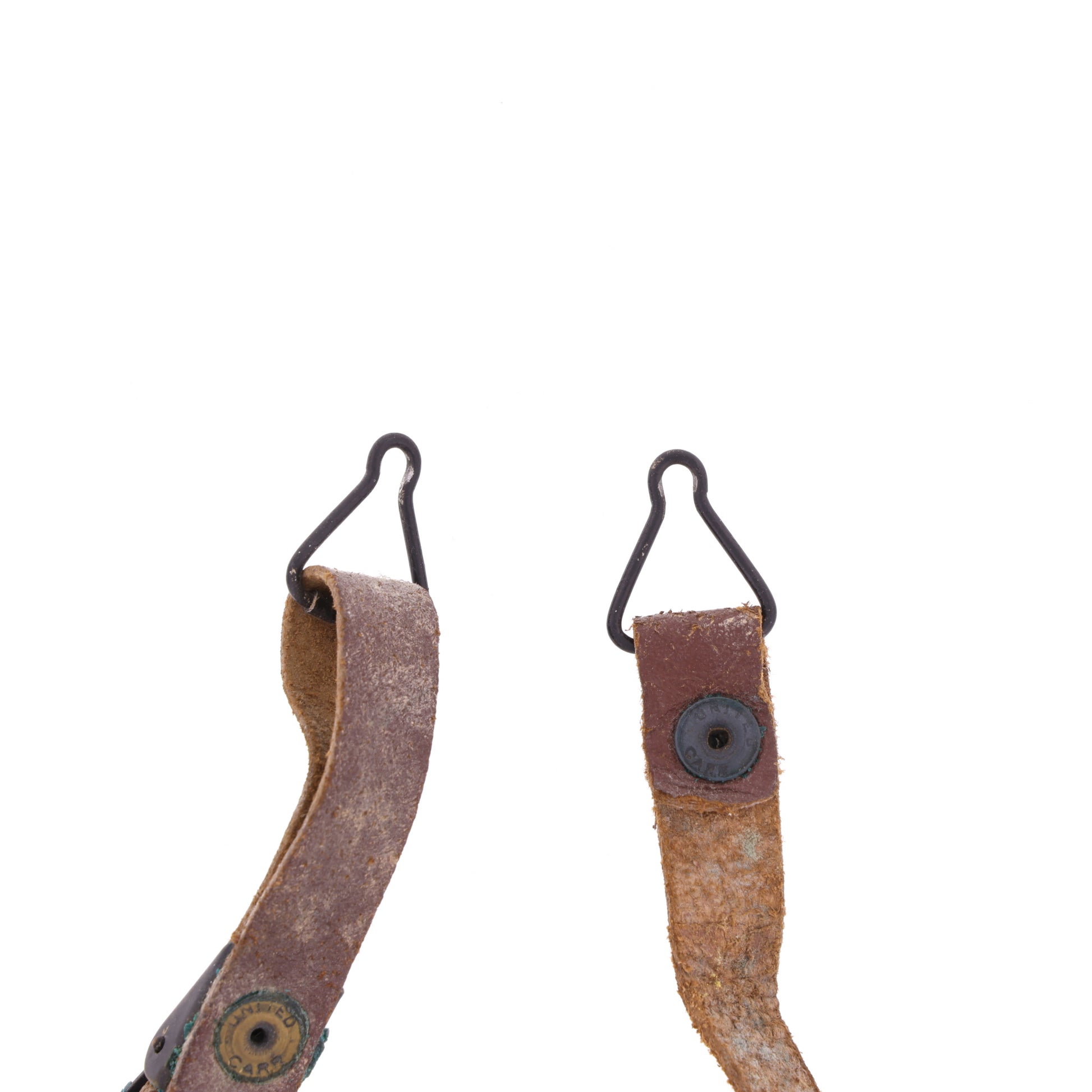 WWII U.S. M-1 Helmet Liner Leather Chinstrap with Black Buckle