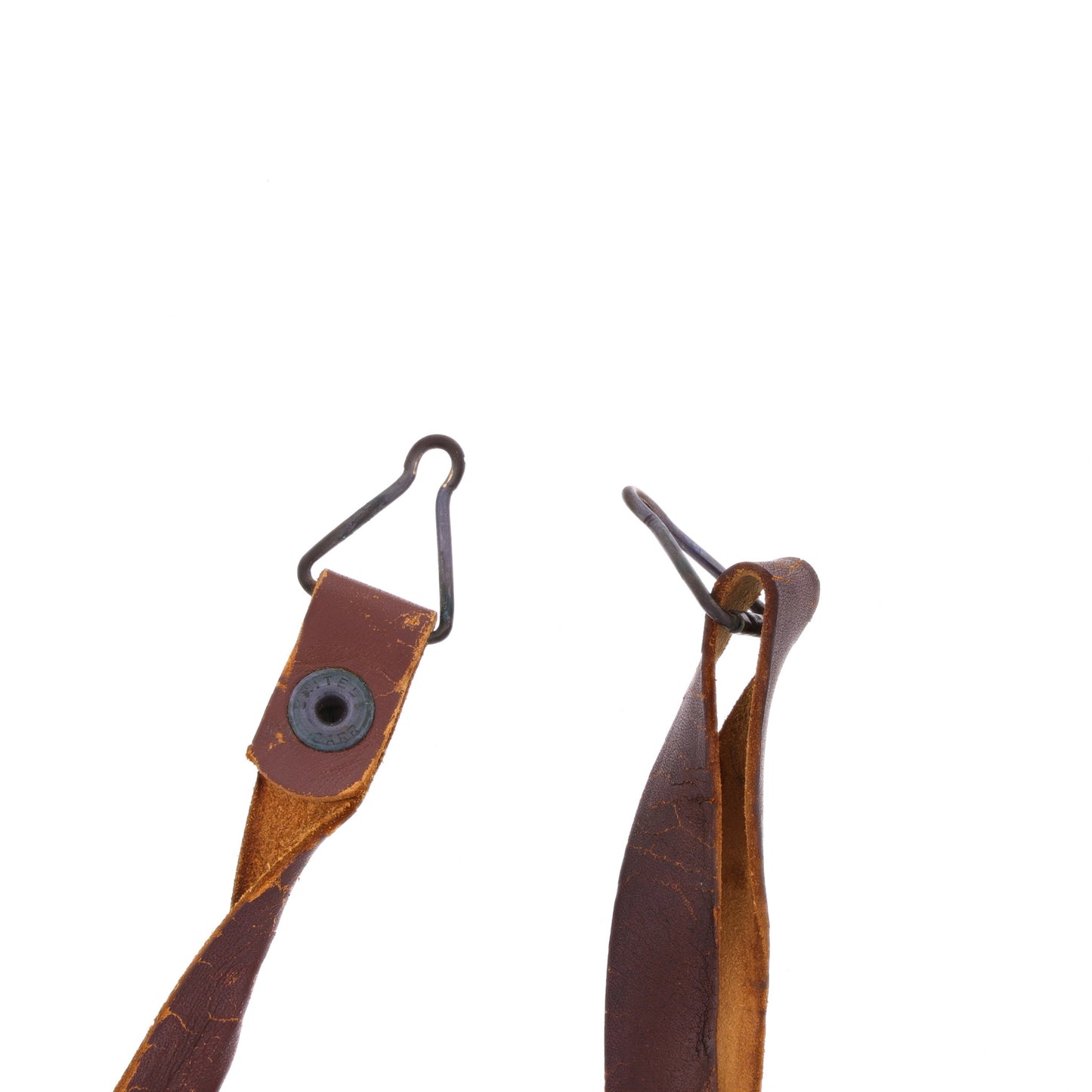 WWII U.S. M-1 Helmet Liner Leather Chinstrap with Black Buckle