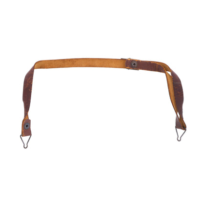 WWII U.S. M-1 Helmet Liner Leather Chinstrap with Black Buckle