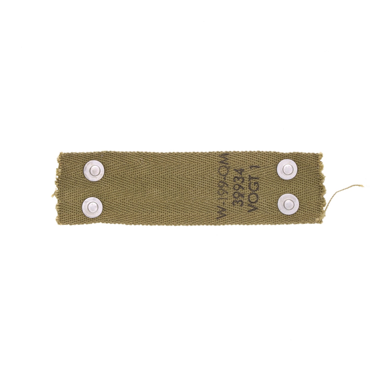 WWII U.S. M-1 Helmet Liner Neckband by Vogt Manufacturing Corp. (Size 1)