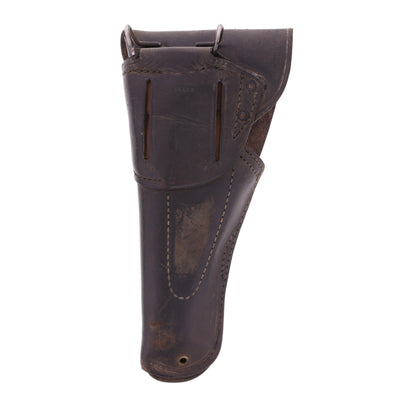 WWII U.S. M1916 Holster for M1911 Pistol by Sears Saddlery Co. with Post-War Blackened Leather (Undated)