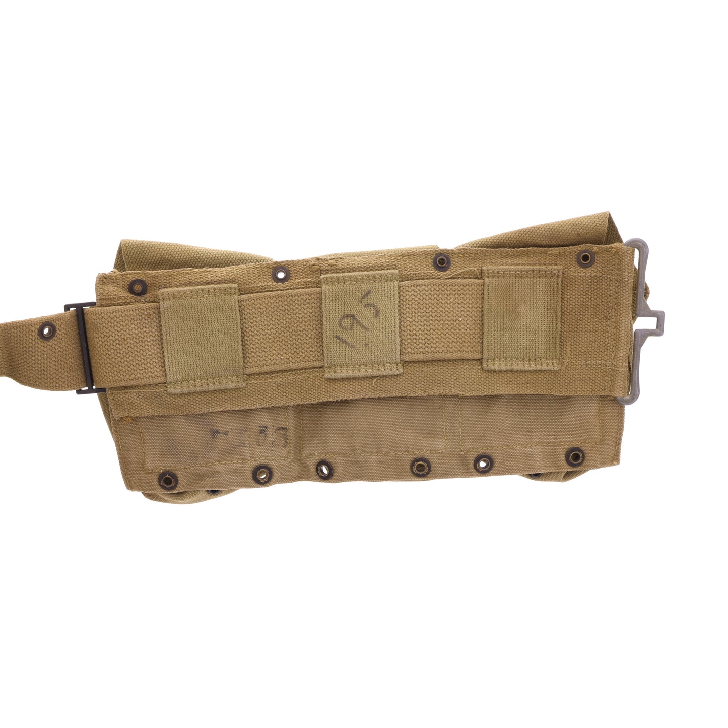 WWII U.S. Army M1937 Ammunition Belt for 1918A2 Browing Automatic Rifle by D. M. Shoe Co. (1942)