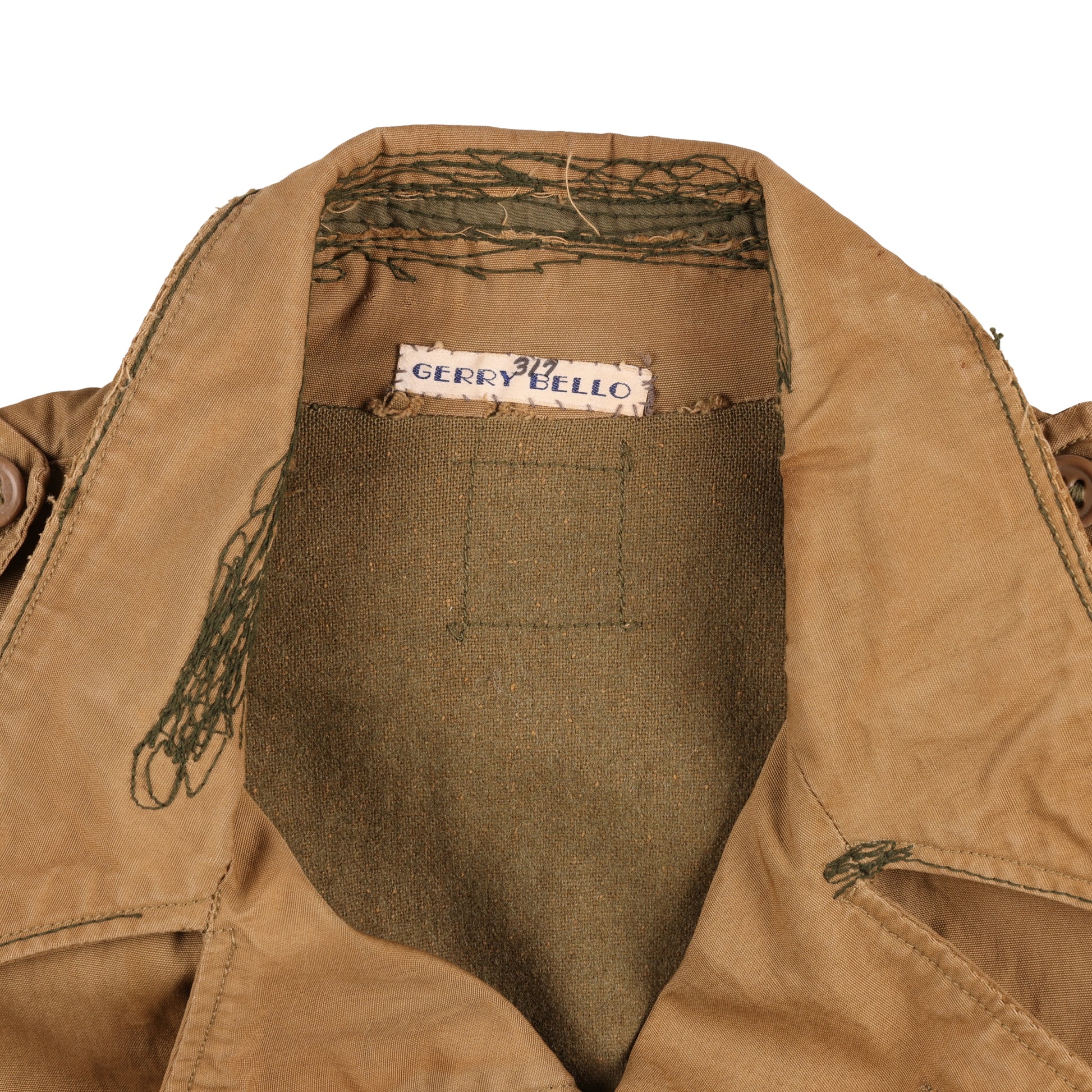WWII U.S. M1941 Field Jacket Named to "GERRY BELLO"