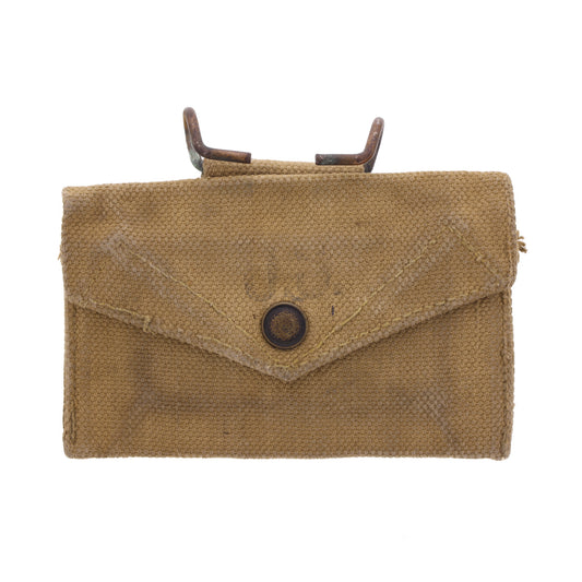 WWII U.S. Army M1942 Carlisle Bandage First Aid Pouch (British Made)