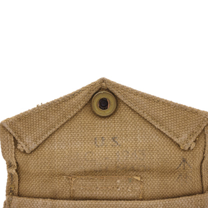 WWII U.S. Army M1942 Carlisle Bandage First Aid Pouch (British Made)