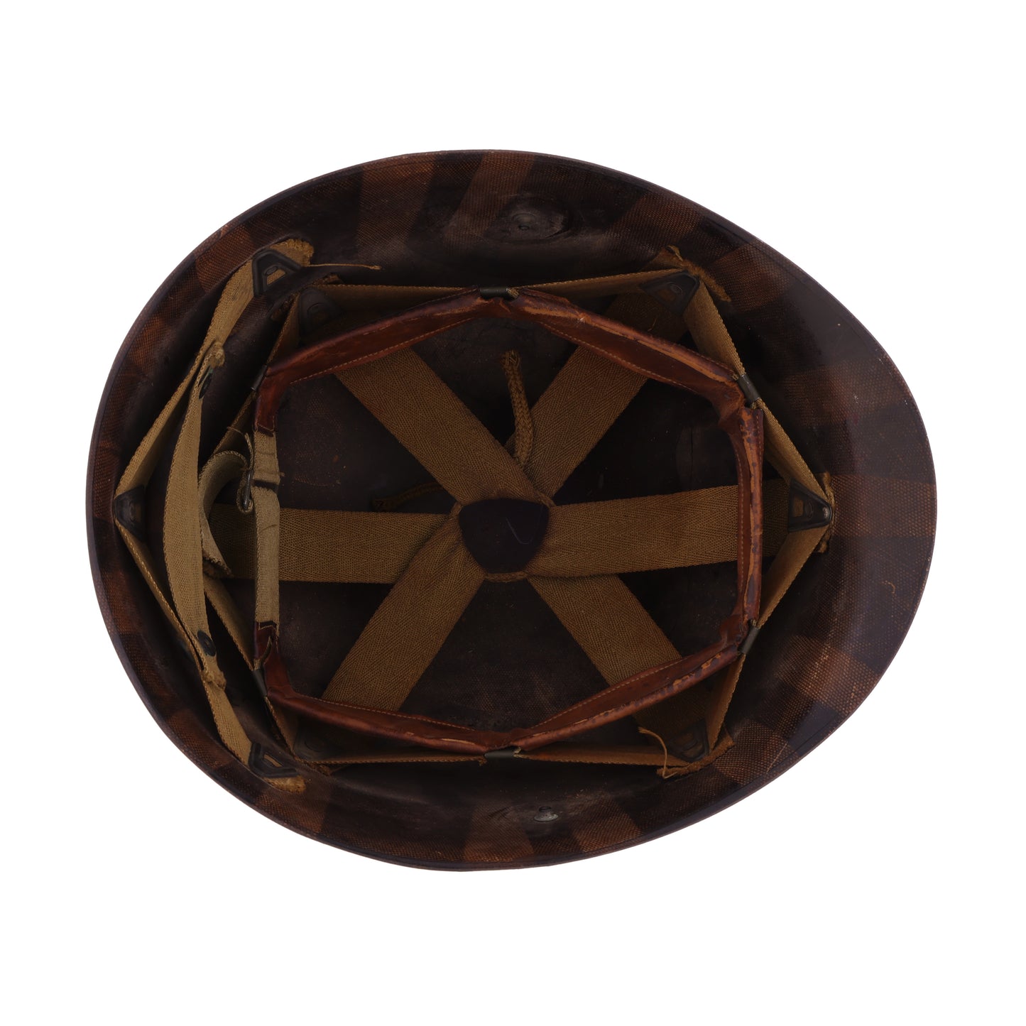 WWII U.S. MSA M-1 Helmet Liner with Headband & Neckband (1944-45)