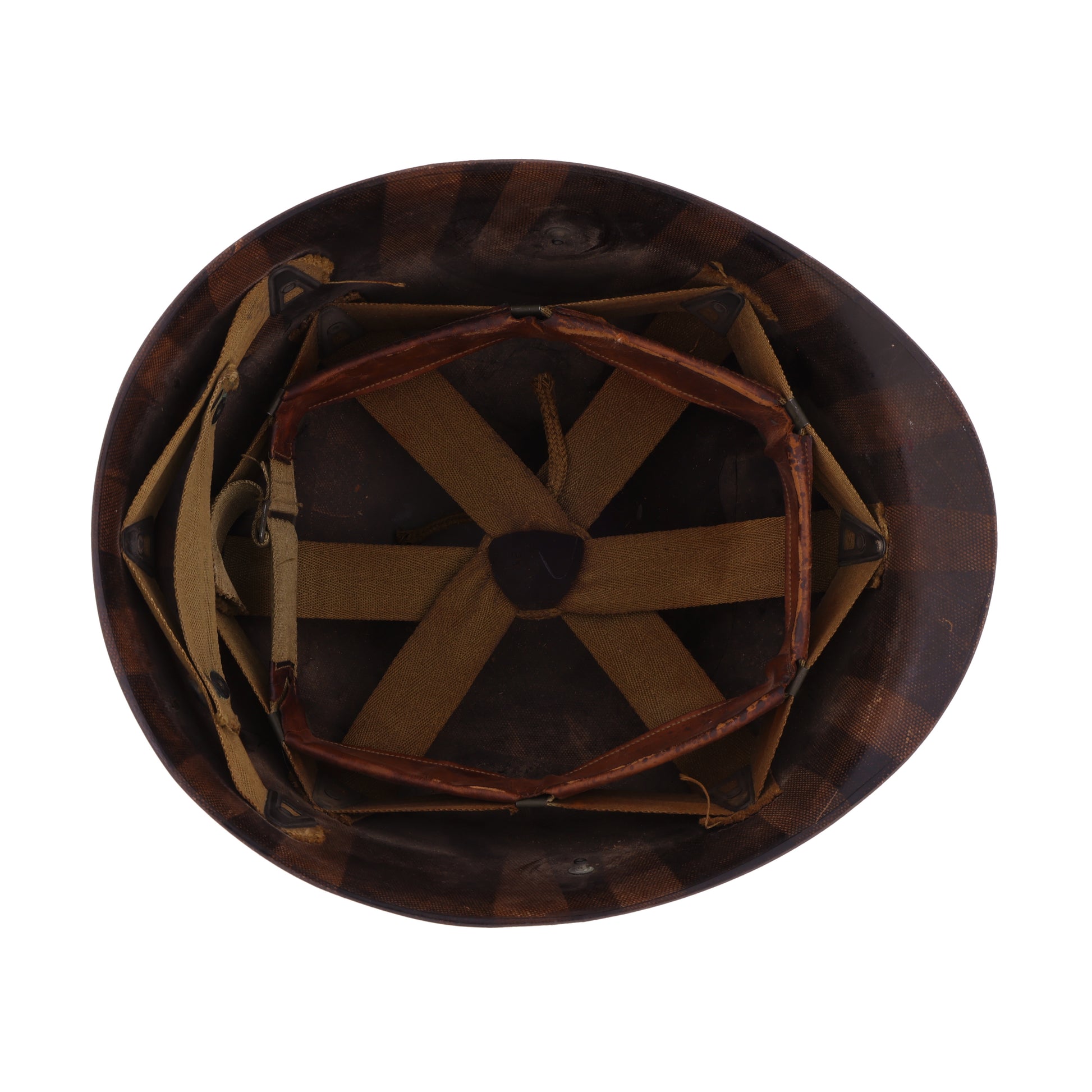 WWII U.S. MSA M-1 Helmet Liner with Headband & Neckband (1944-45)