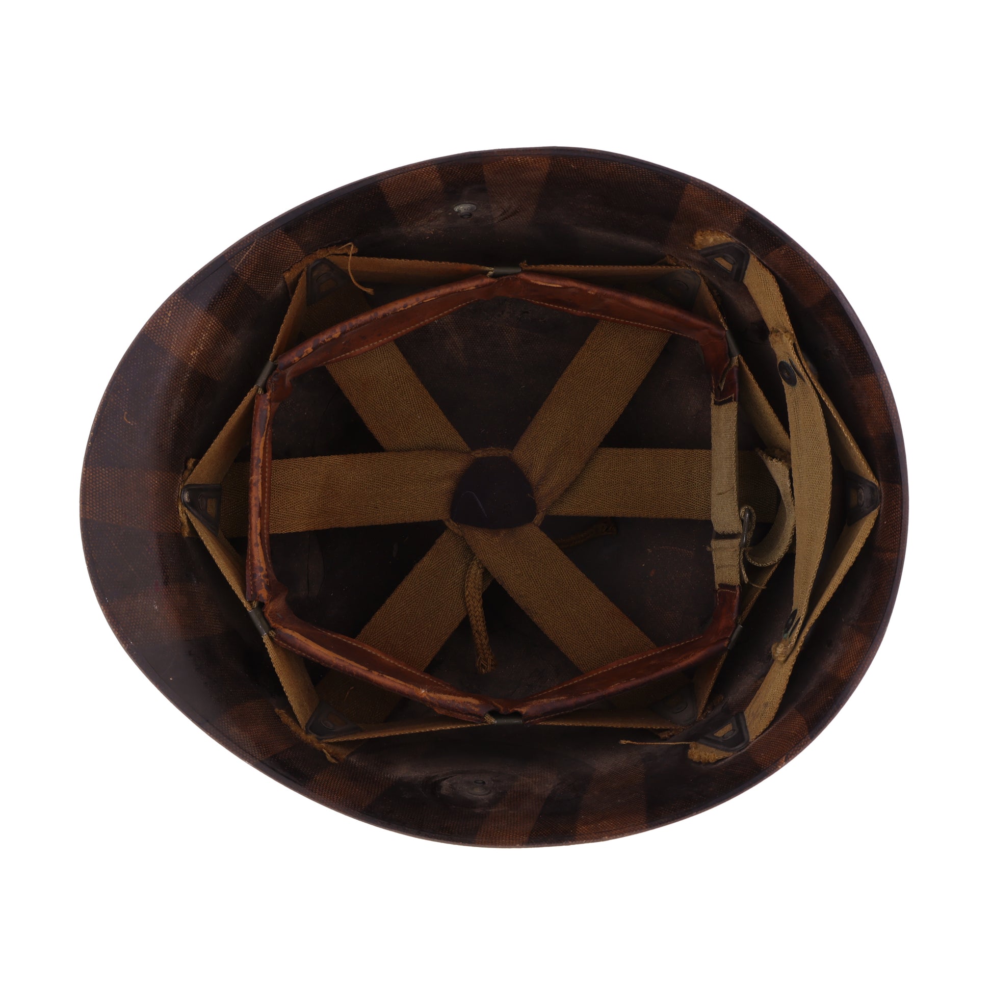 WWII U.S. MSA M-1 Helmet Liner with Headband & Neckband (1944-45)