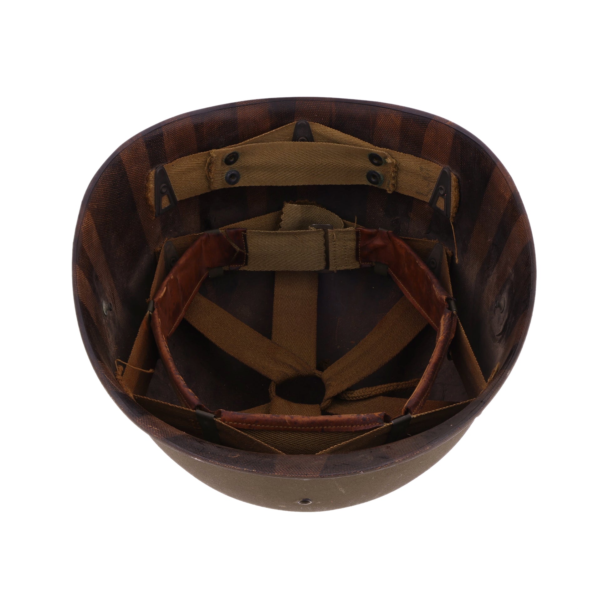 WWII U.S. MSA M-1 Helmet Liner with Headband & Neckband (1944-45)