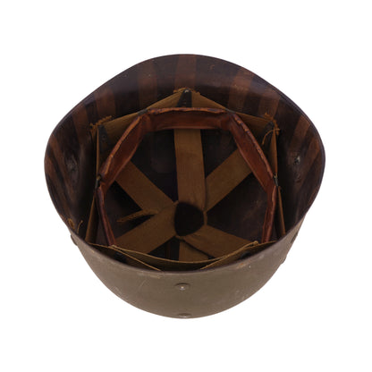 WWII U.S. MSA M-1 Helmet Liner with Headband & Neckband (1944-45)