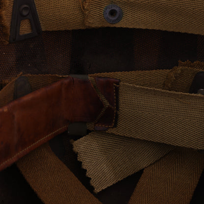 WWII U.S. MSA M-1 Helmet Liner with Headband & Neckband (1944-45)