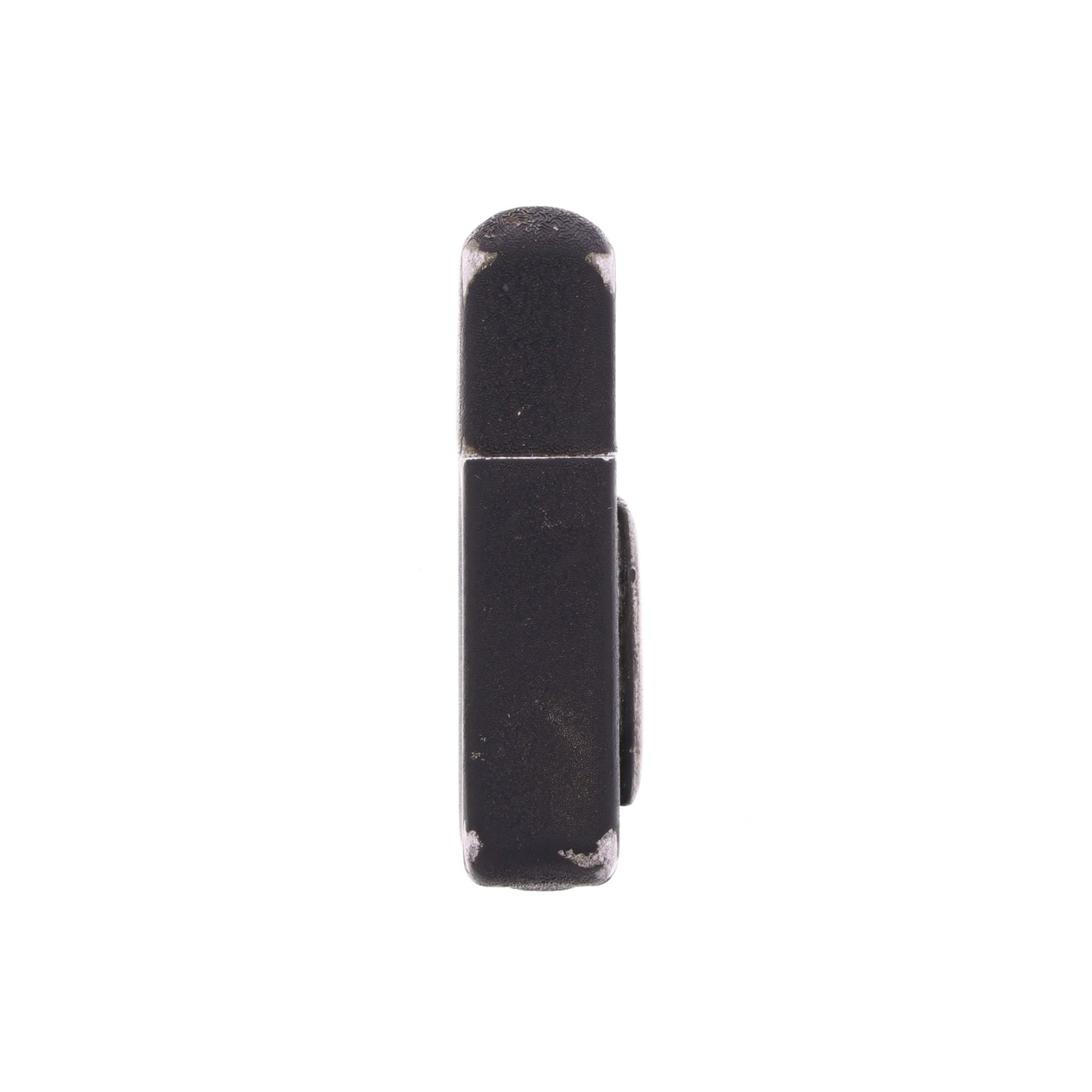 WWII U.S. Matawan "Wind-Master" Lighter with Black Crackle Finish & Sterling Silver Capt.'s Rank Pin Identified to Capt. Marcella V. Brandyberry