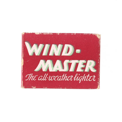 WWII U.S. Matawan "Wind-Master" Lighter with Black Crackle Finish with Box