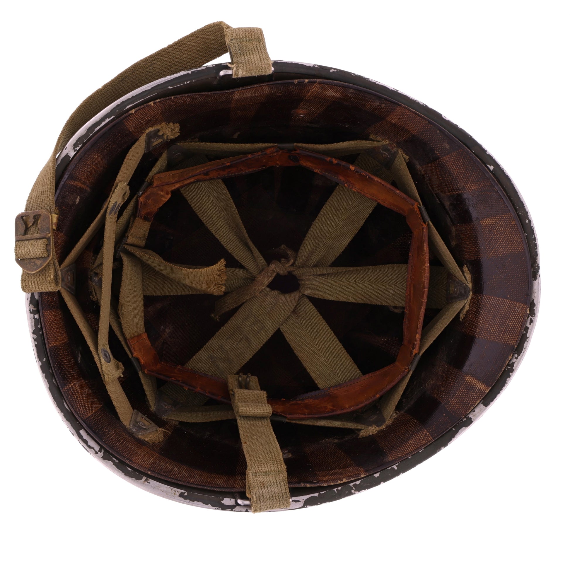 WWII U.S. McCord Fixed Loop M-1 Helmet & Westinghouse Liner Set (1943-44)