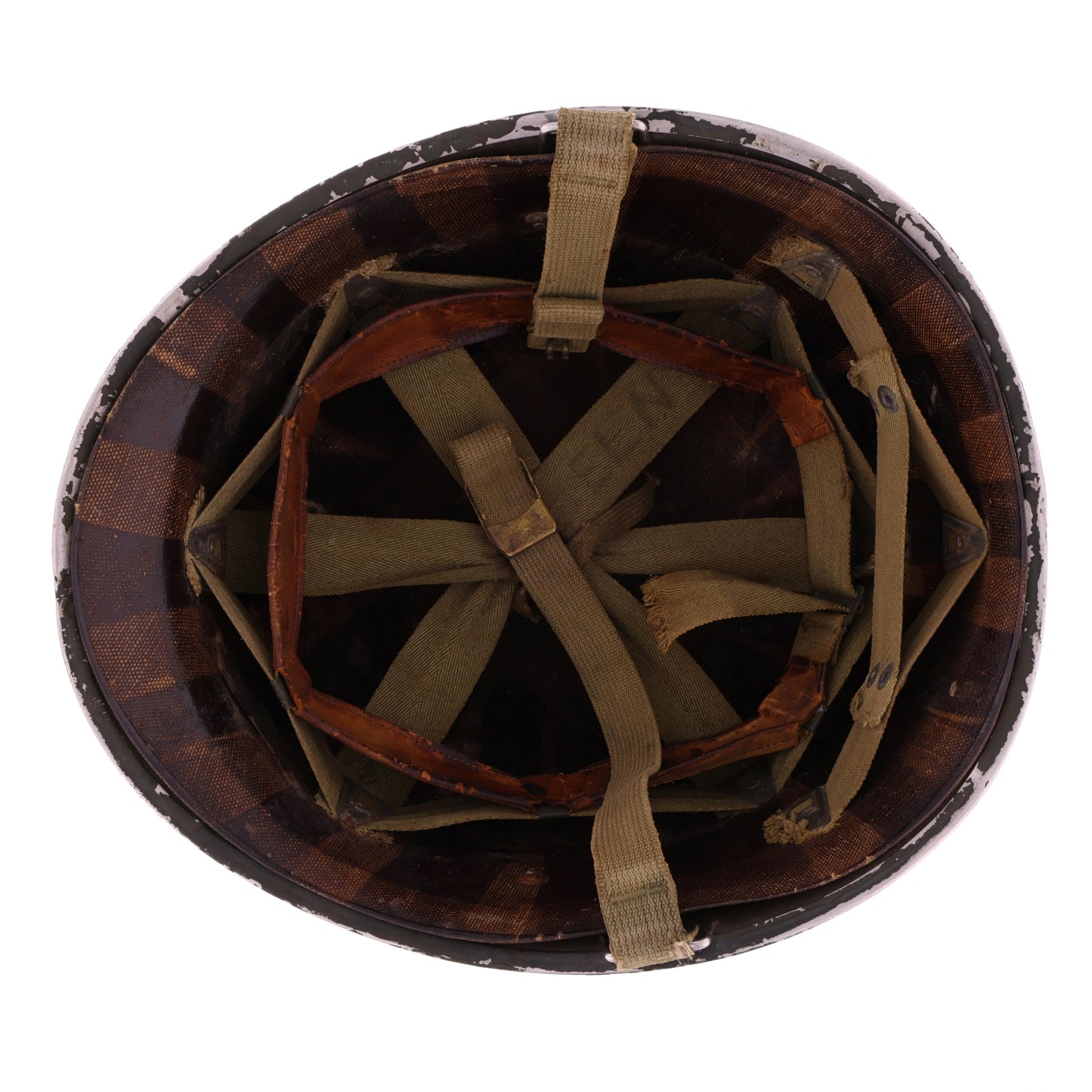 WWII U.S. McCord Fixed Loop M-1 Helmet & Westinghouse Liner Set (1943-44)