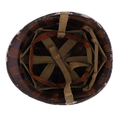 WWII U.S. McCord Fixed Loop M-1 Helmet & Westinghouse Liner Set (1943-44)