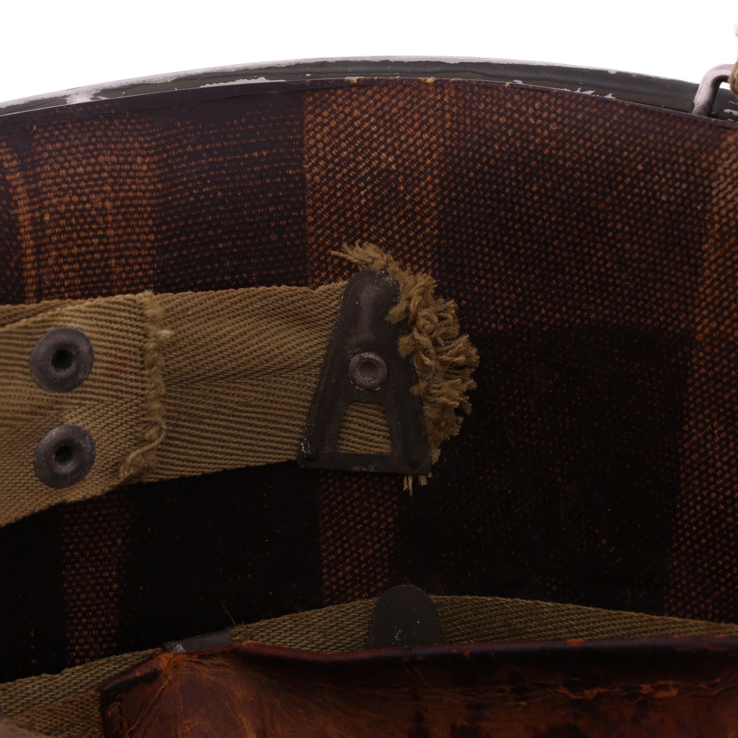 WWII U.S. McCord Fixed Loop M-1 Helmet & Westinghouse Liner Set (1943-44)