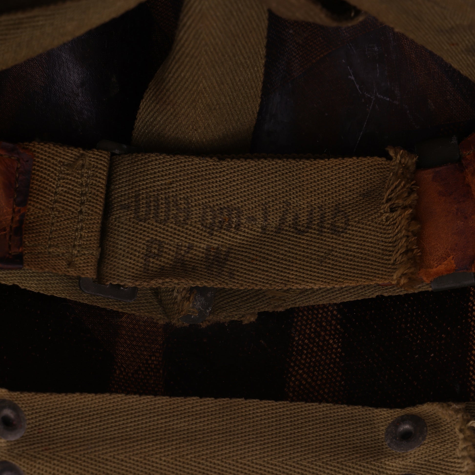 WWII U.S. McCord Fixed Loop M-1 Helmet & Westinghouse Liner Set (1943-44)