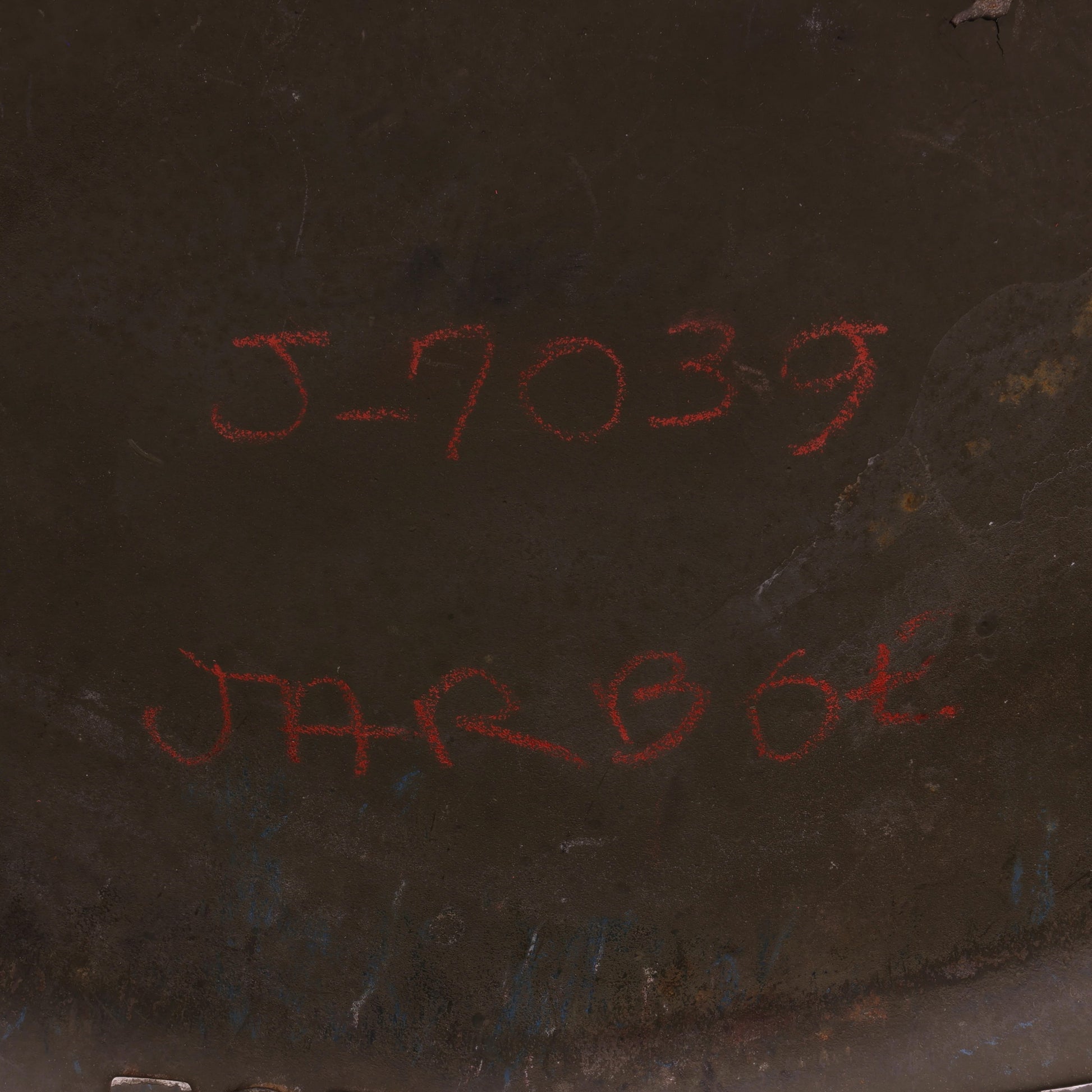 WWII U.S. McCord Front Seam Swivel Loop M-1 Helmet Shell Named to "Jarboe" (1944)