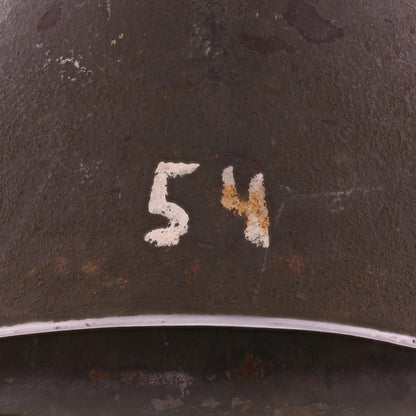 WWII U.S. McCord Front Seam Swivel Loop M-1 Helmet Shell Named to "Jarboe" (1944)