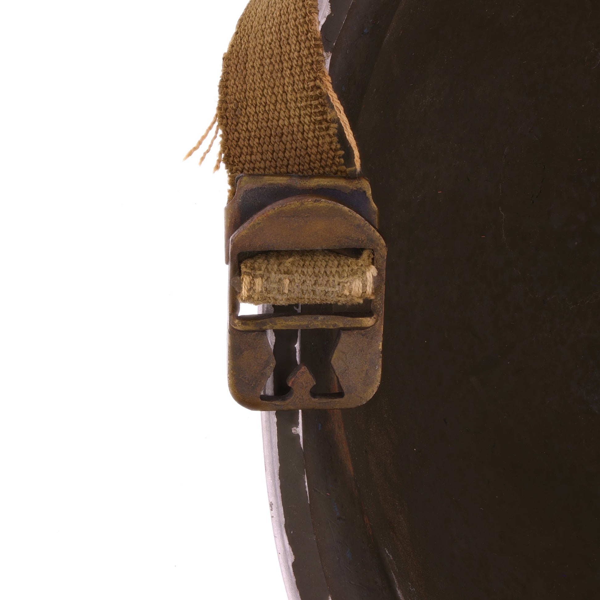 WWII U.S. McCord Front Seam Swivel Loop M-1 Helmet Shell Named to "Jarboe" (1944)