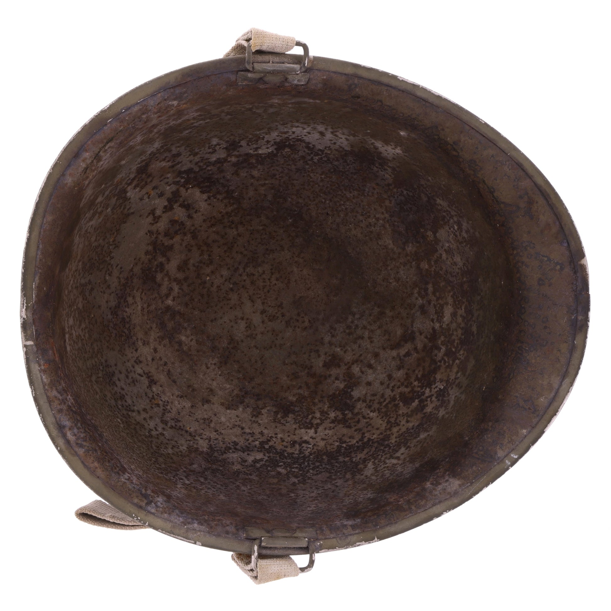 WWII U.S. McCord Front Seam Swivel Loop M-1 Helmet Shell (1944)