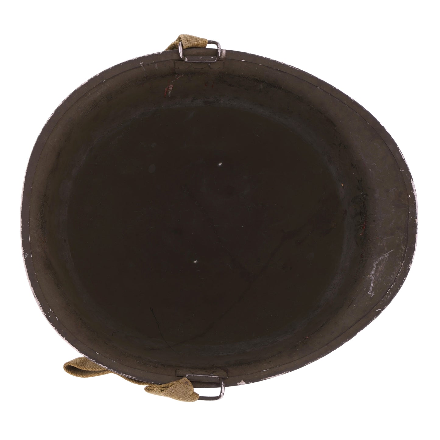 WWII U.S. McCord Front Seam Swivel Loop M-1 Helmet Shell (1944)