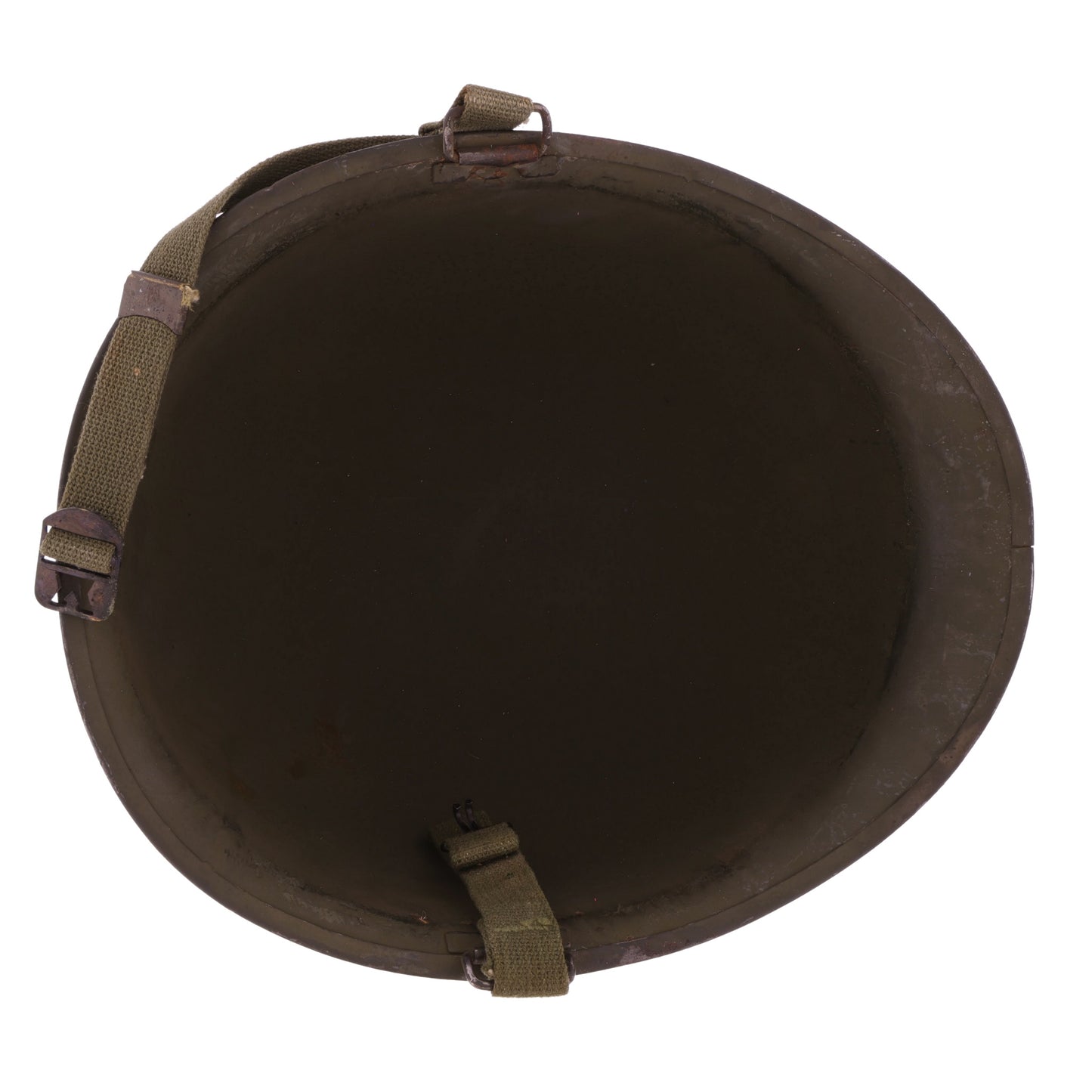 WWII U.S. McCord Front Seam Swivel Loop M-1 Helmet Shell (1944)