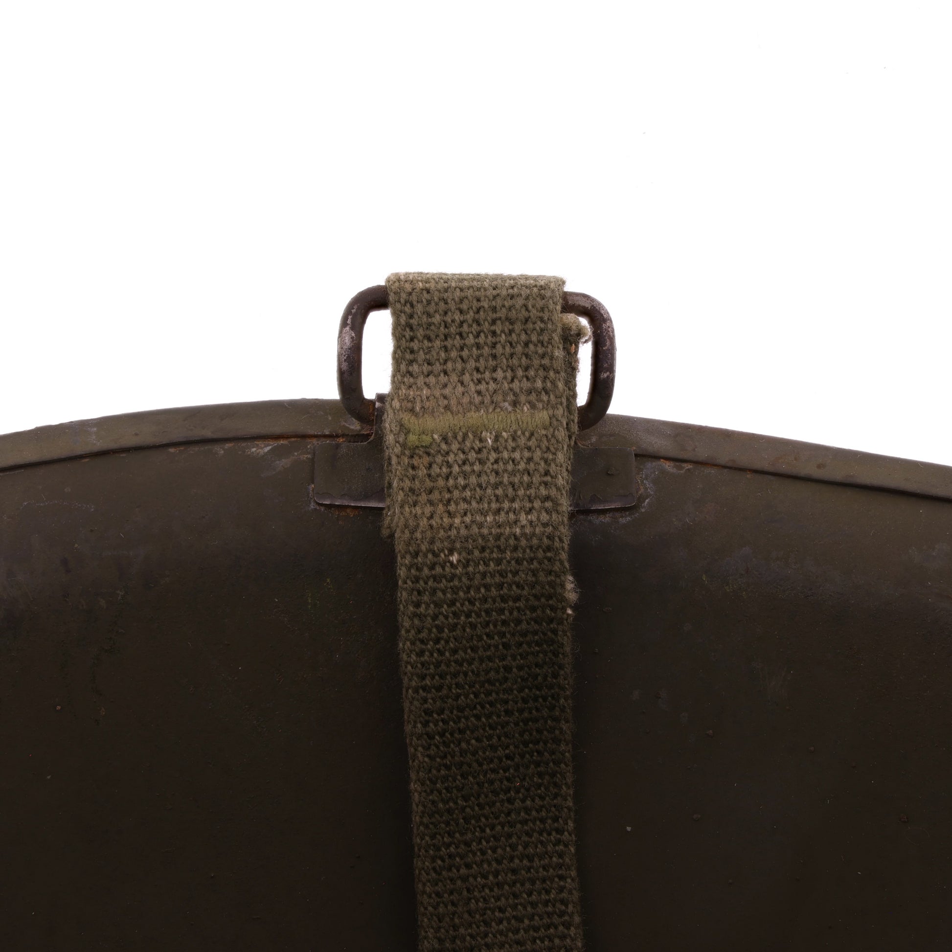WWII U.S. McCord Front Seam Swivel Loop M-1 Helmet Shell (1944)