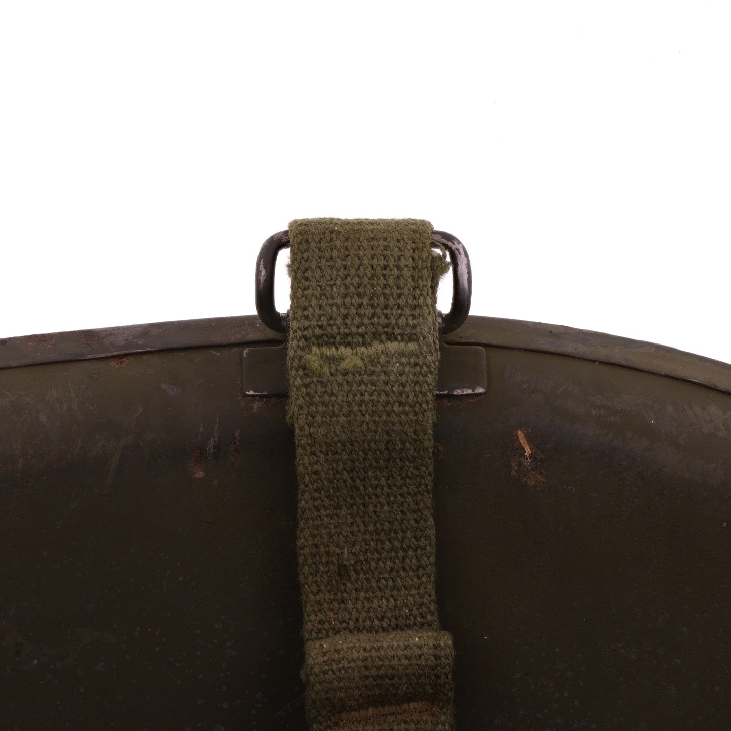 WWII U.S. McCord Front Seam Swivel Loop M-1 Helmet Shell (1944)