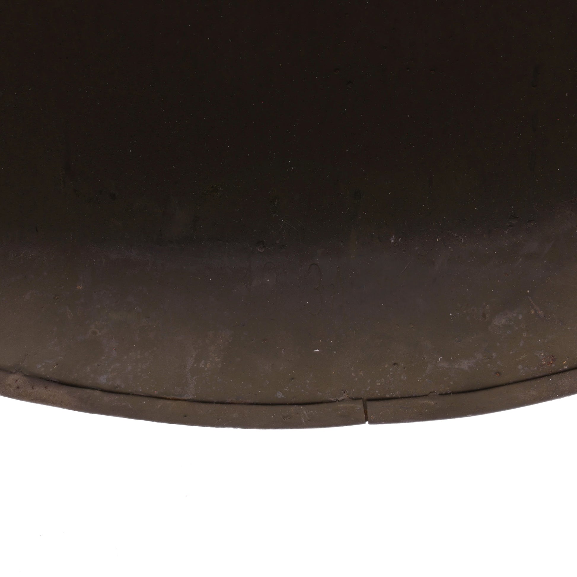 WWII U.S. McCord Front Seam Swivel Loop M-1 Helmet Shell (1944)