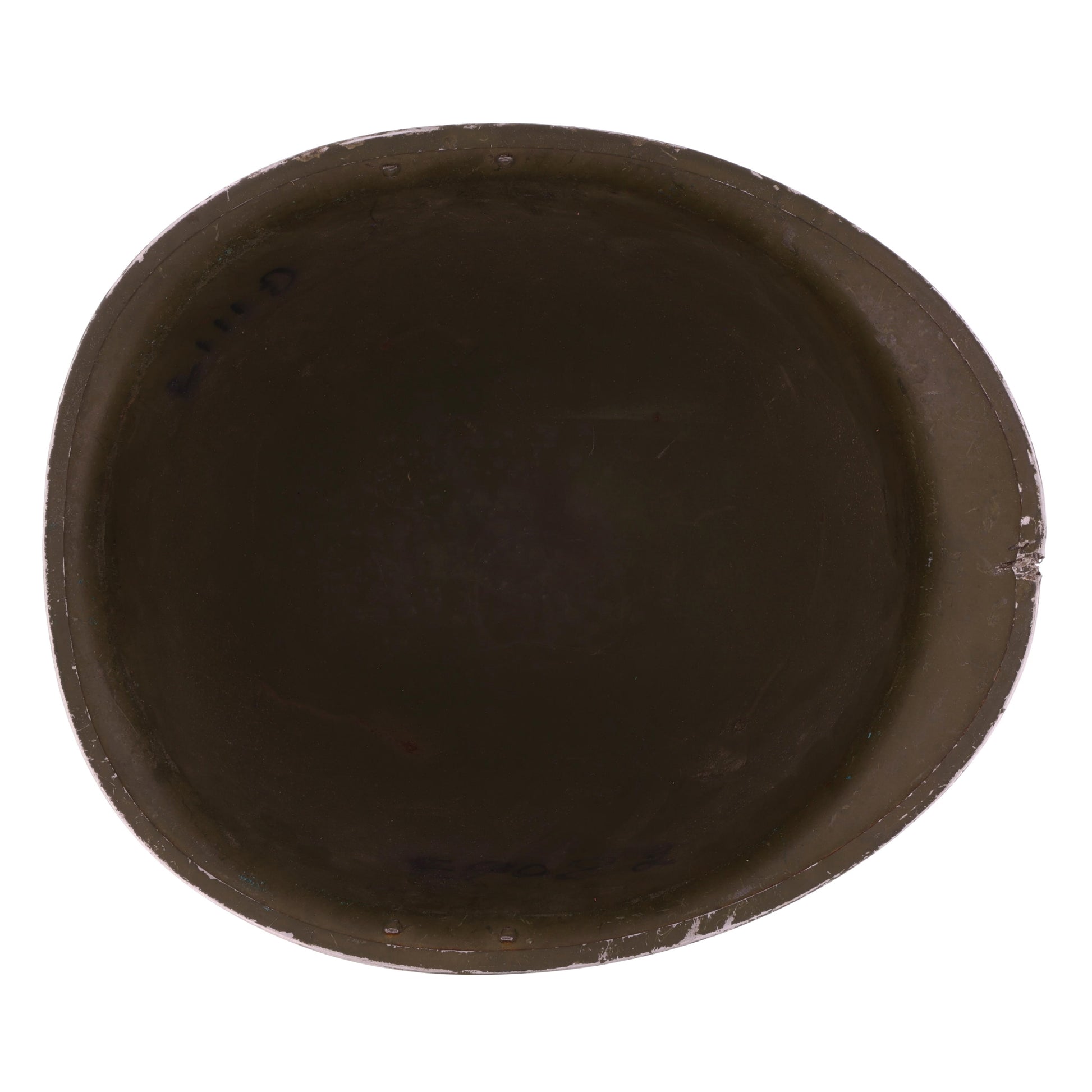 WWII U.S. McCord M-2 "D-Bail" Paratrooper Helmet Shell Marked with Laundry Numbers (1942)