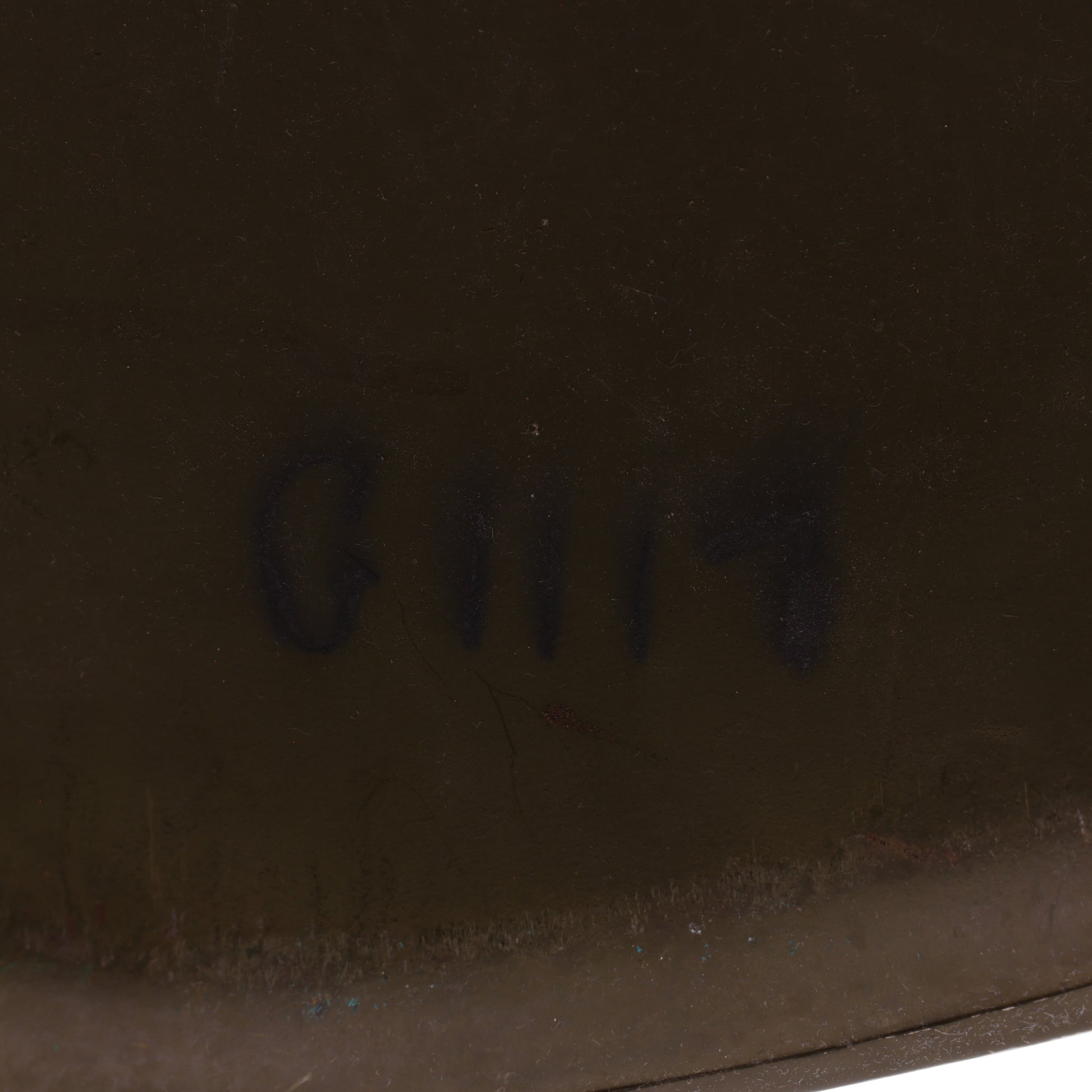 WWII U.S. McCord M-2 "D-Bail" Paratrooper Helmet Shell Marked with Laundry Numbers (1942)