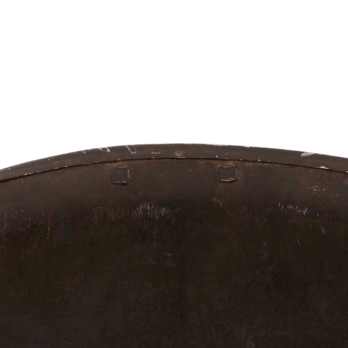 WWII U.S. McCord M-2 "D-Bail" Paratrooper Helmet Shell with Painted Capt.'s Rank Insignia (1942)