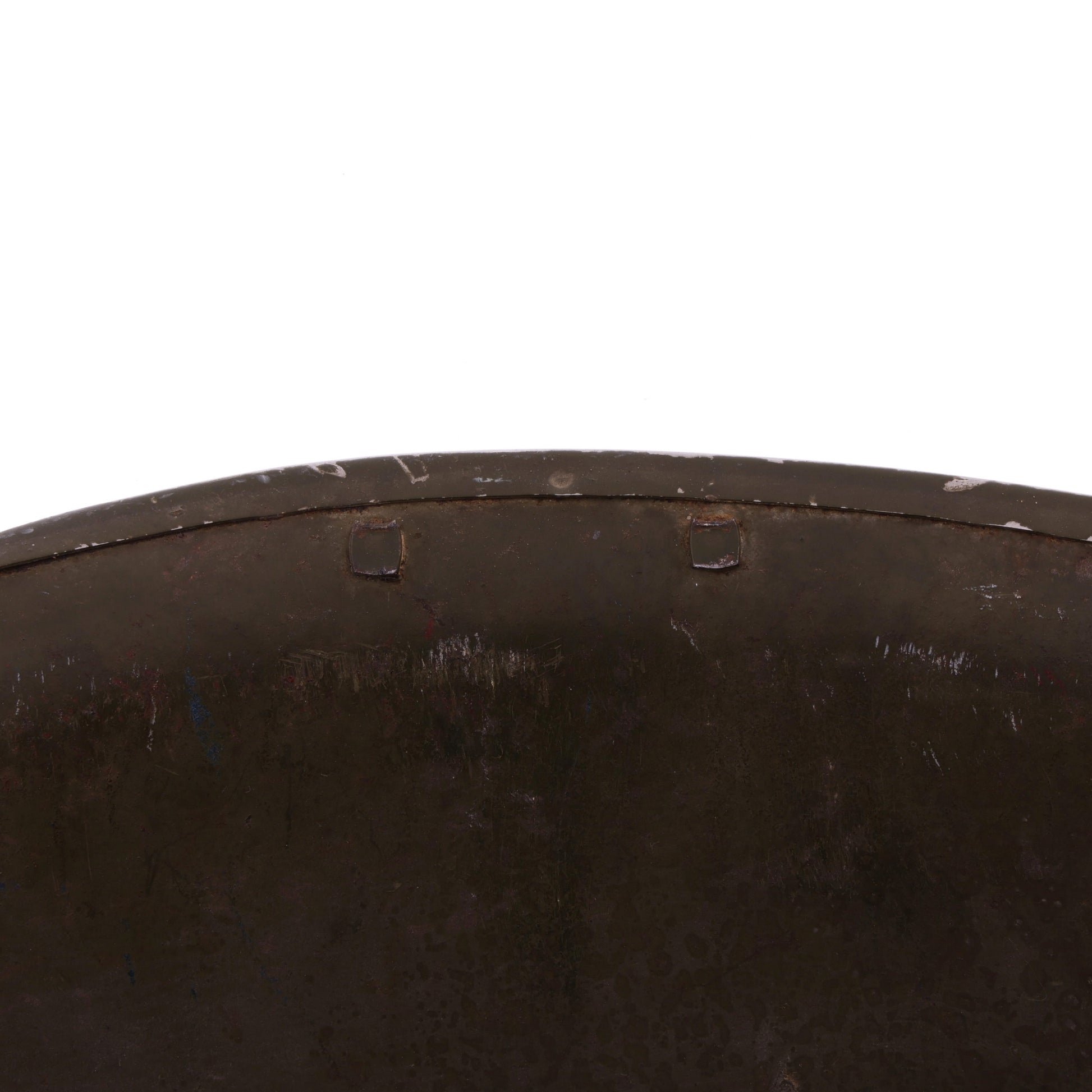 WWII U.S. McCord M-2 "D-Bail" Paratrooper Helmet Shell with Painted Capt.'s Rank Insignia (1942)