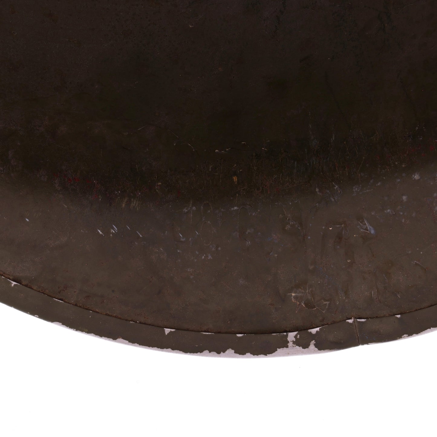 WWII U.S. McCord M-2 "D-Bail" Paratrooper Helmet Shell with Painted Capt.'s Rank Insignia (1942)