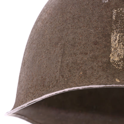 WWII U.S. McCord M-2 "D-Bail" Paratrooper Helmet Shell with Painted Capt.'s Rank Insignia (1942)