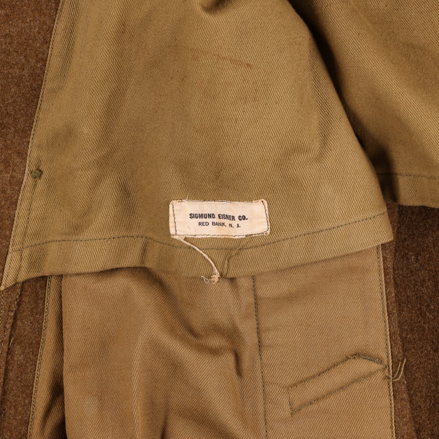 WWII U.S. New York Guard Pvt.'s Wool Overcoat by Sigmund Eisner Co. (Size 38R)