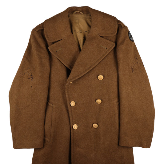 WWII U.S. New York Guard Pvt.'s Wool Overcoat by Sigmund Eisner Co. (Size 38R)