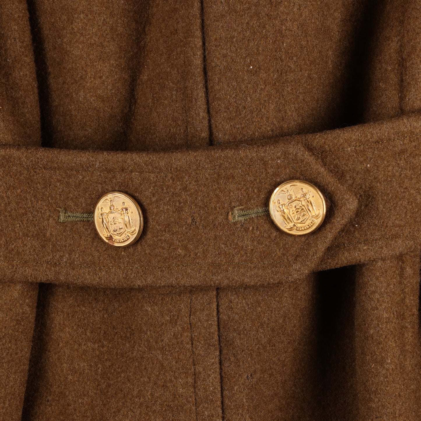 WWII U.S. New York Guard Pvt.'s Wool Overcoat by Sigmund Eisner Co. (Size 38R)