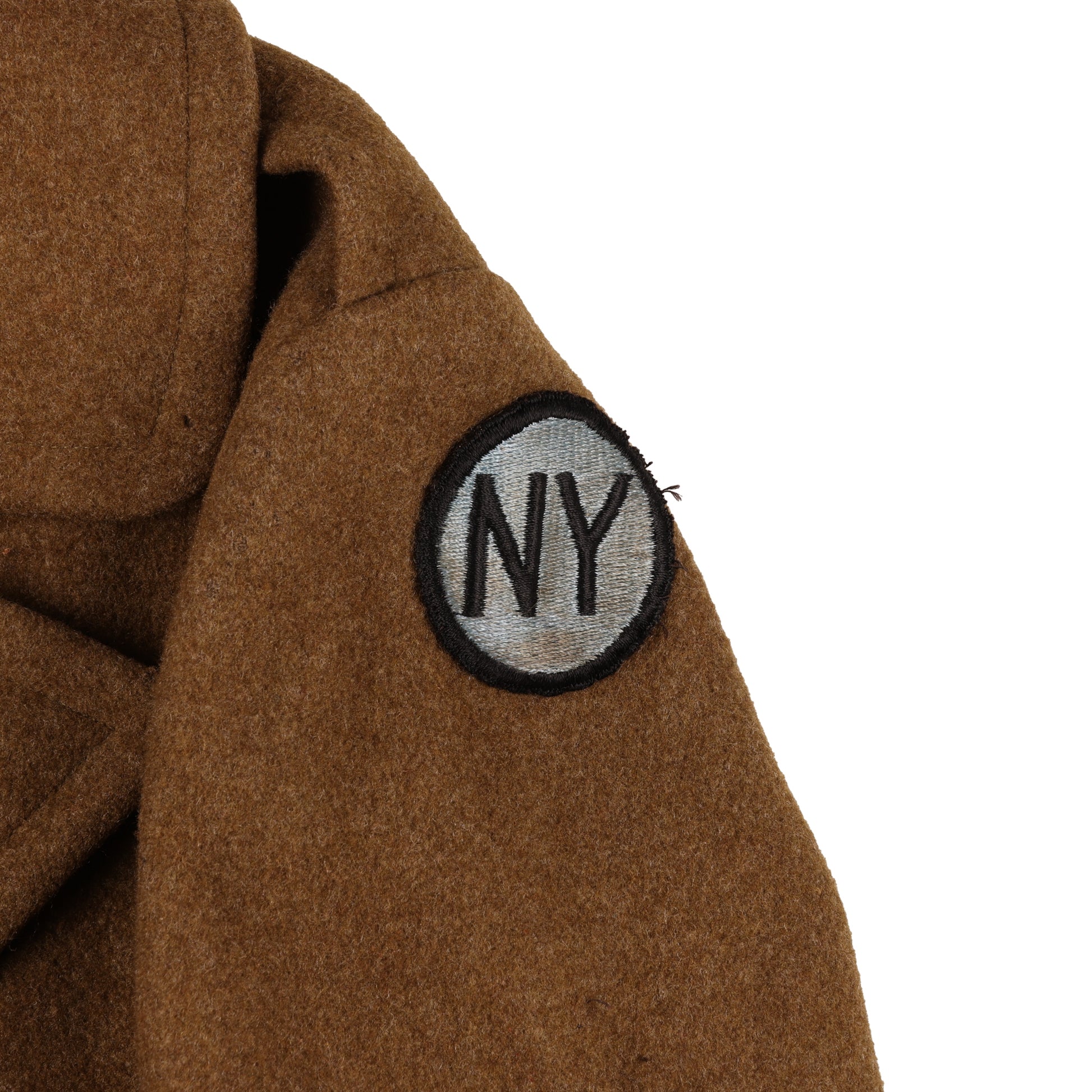 WWII U.S. New York Guard Pvt.'s Wool Overcoat by Sigmund Eisner Co. (Size 38R)