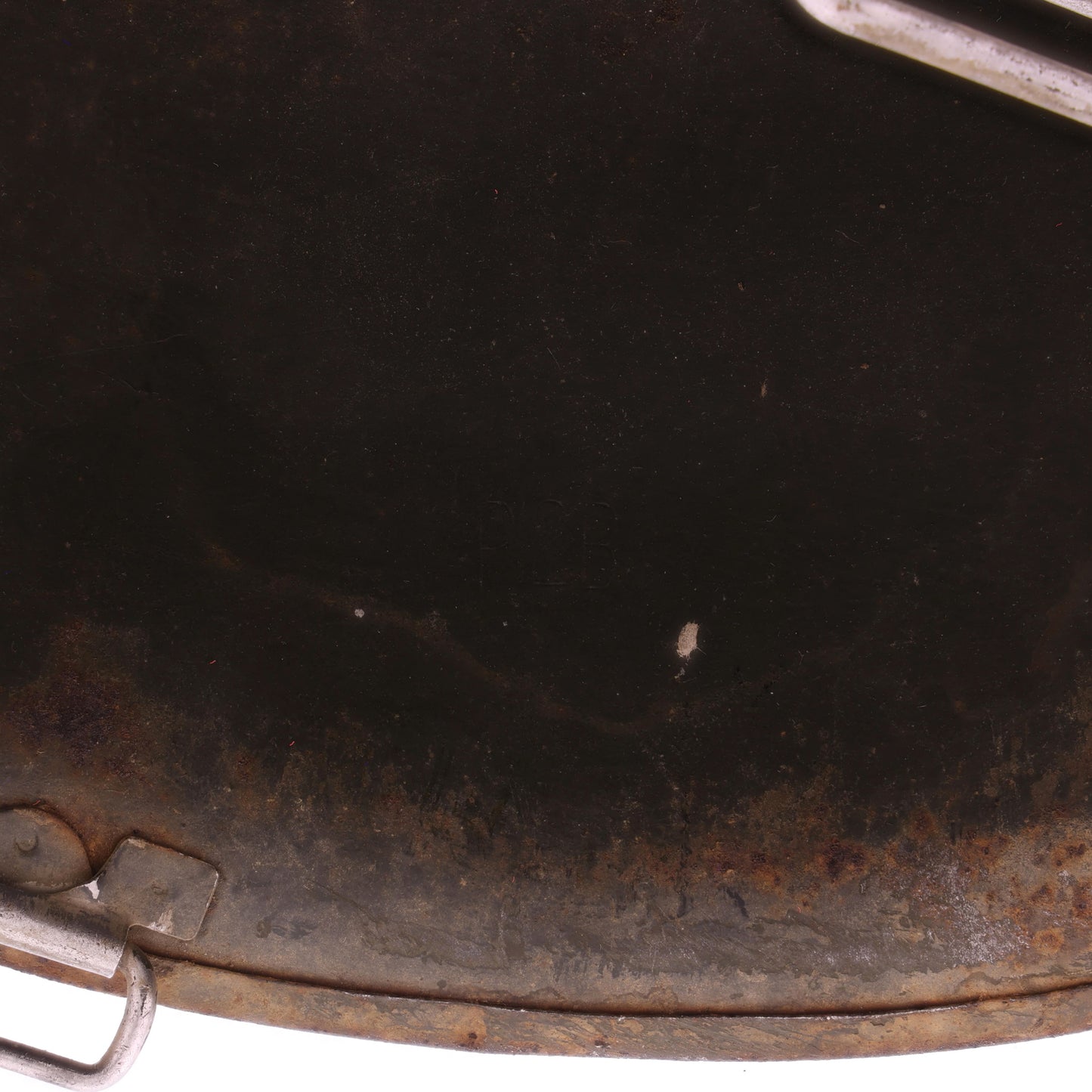 WWII U.S. Parish-Reading Swivel Loop M-1 Helmet Shell (1945)