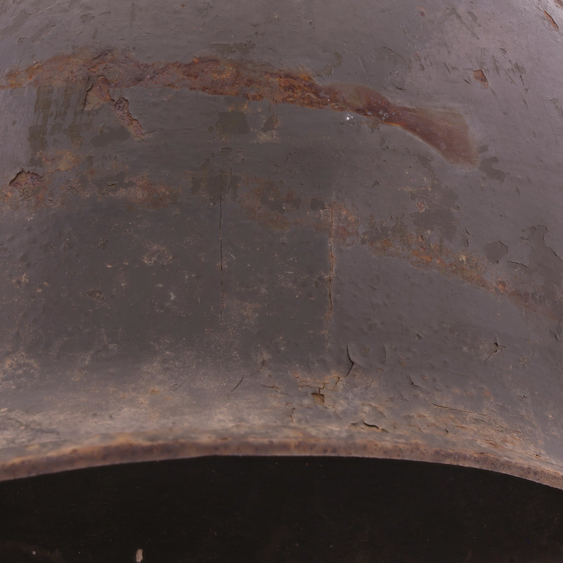 WWII U.S. Parish-Reading Swivel Loop M-1 Helmet Shell (1945)