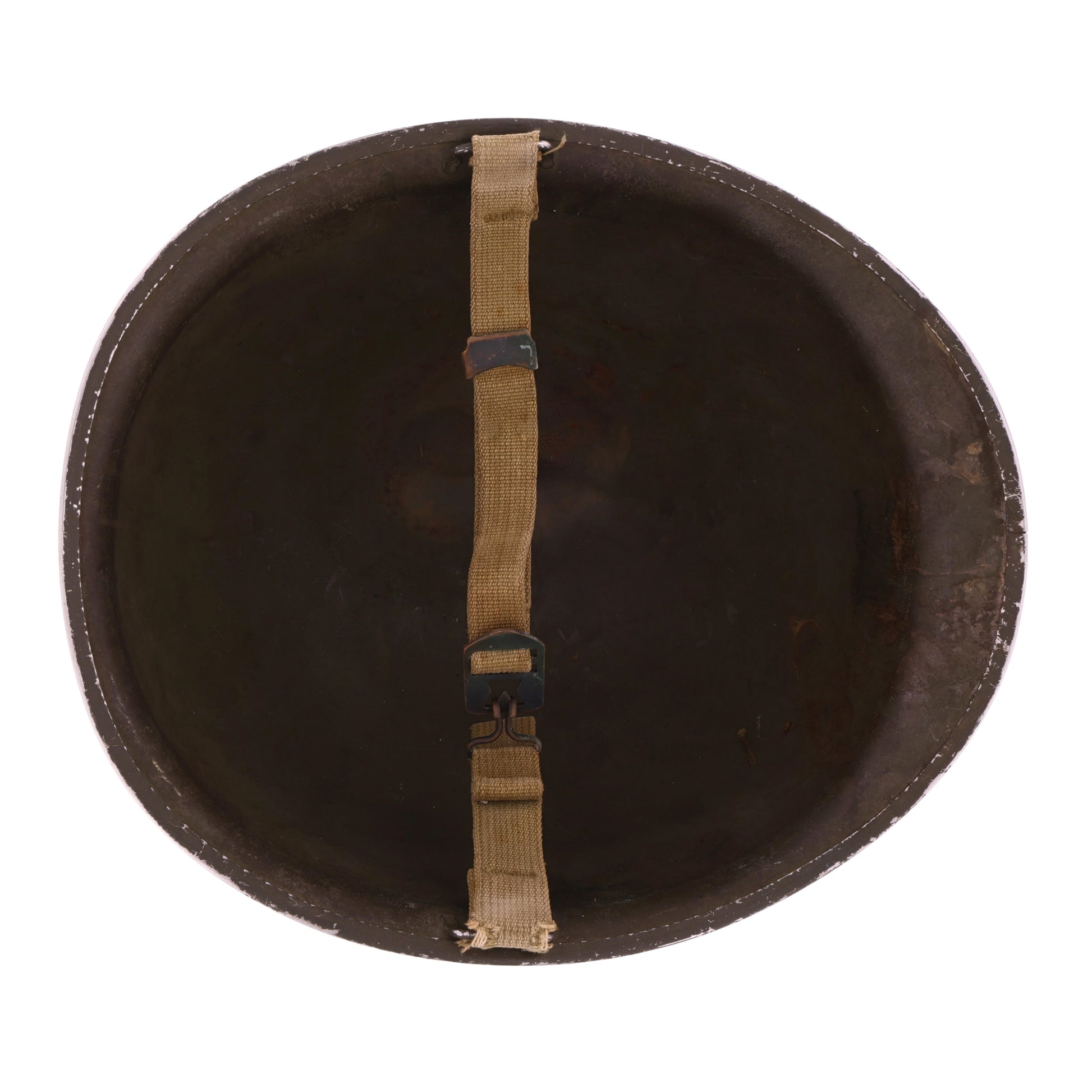 WWII U.S. Schlueter Fixed Loop M-1 Helmet Shell (1943)