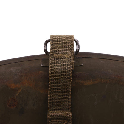WWII U.S. Schlueter Rear Seam Swivel Loop M-1 Helmet Shell (1944)
